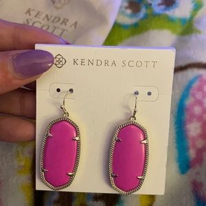 Kendra Scott pink earrings - never worn